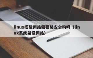 涟源linux搭建网站需要装安全狗吗（linux系统架设网站）